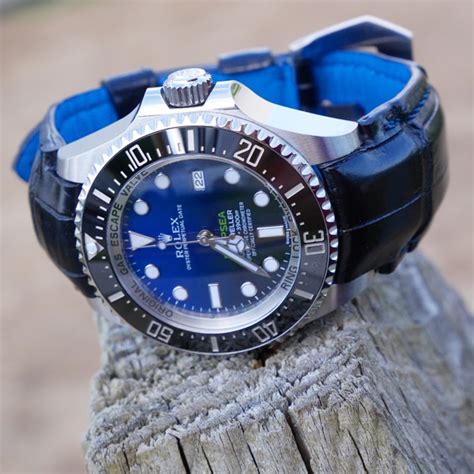 rolex deepsea rubber straps|rolex deepsea 116660 strap.